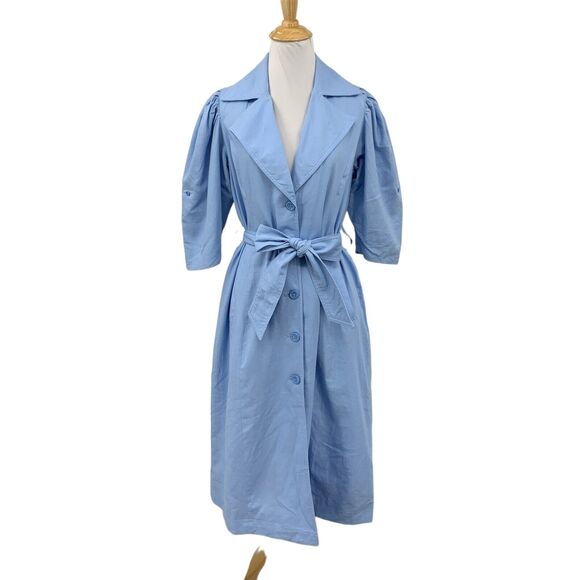 INC International Concepts Dress Womens XS Extra Small Dutch Canal Belted Midi - Picture 1 of 15